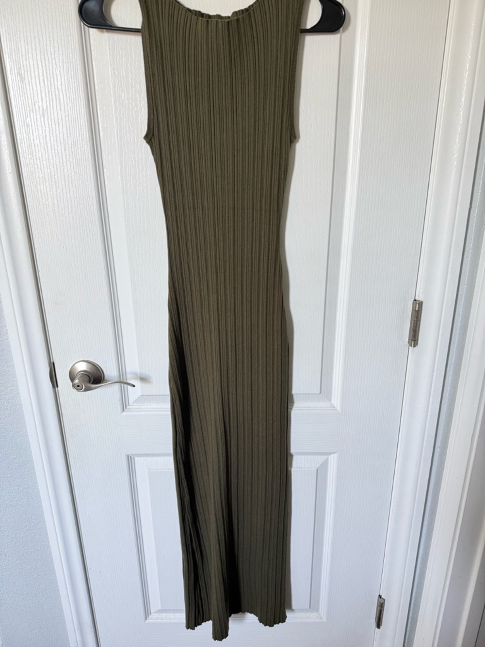 Quince ribbed sleeveless midi dress